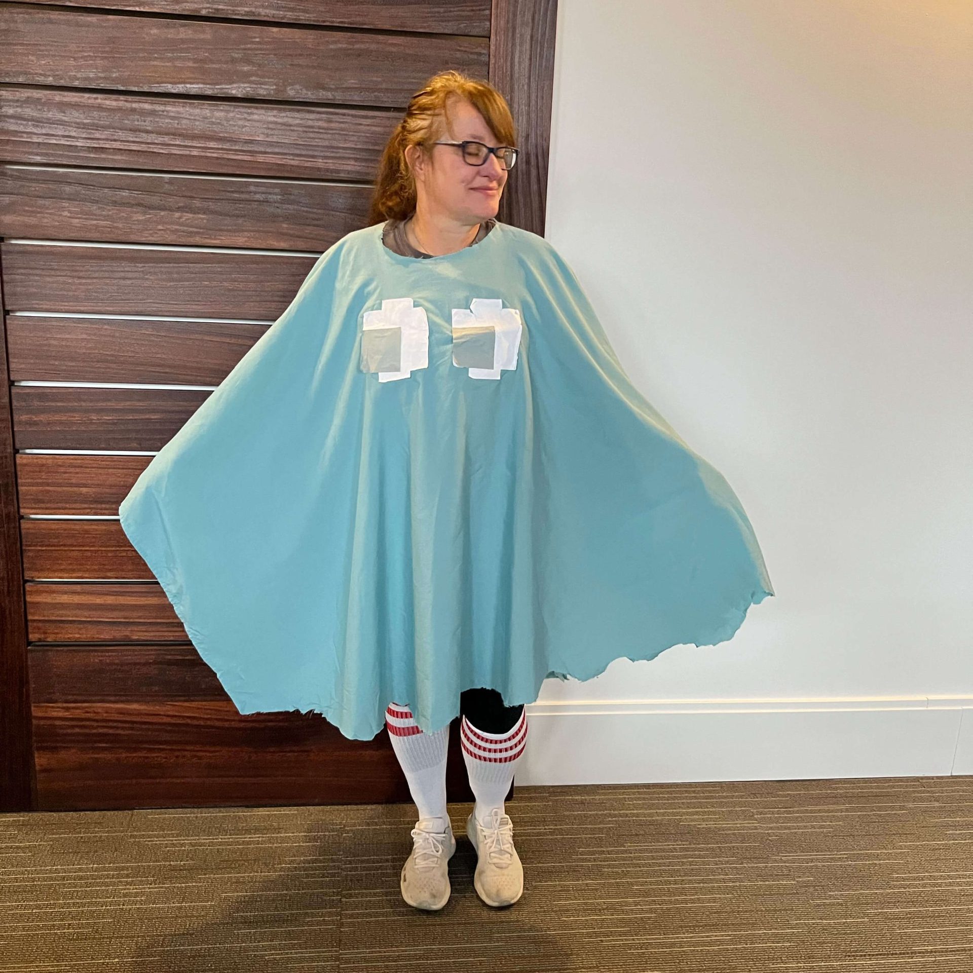 TMD employee dressed up for halloween event